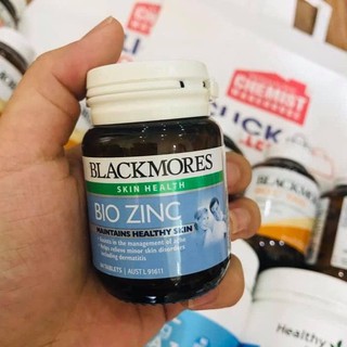 Viên Uống Bổ Sung Kem Bio ZinC Blackmores Úc - Trị_Mụn_Trứng_Cá, Kiềm Dầu - HÀNG CHUẨN AUTH