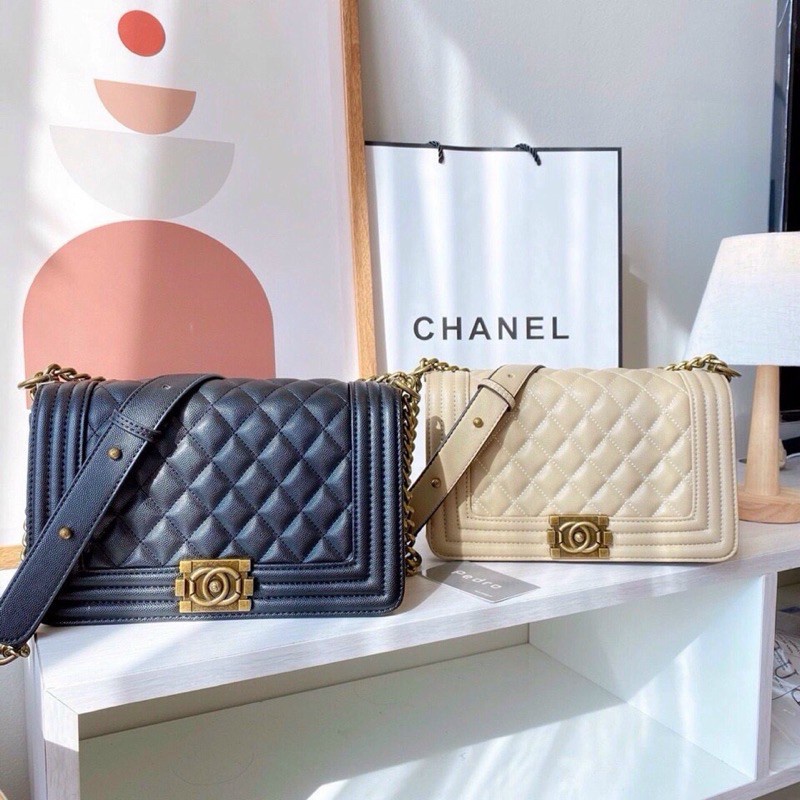 Túi xách nữ dáng hộp / túi xách boy khoá đep dây xích pha da hot G761 - OK SHOP