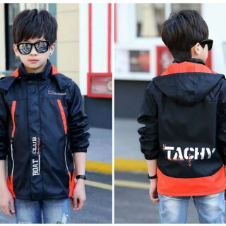 Áo khoác gió bé trai cho bé từ 16 tới 45 kg
