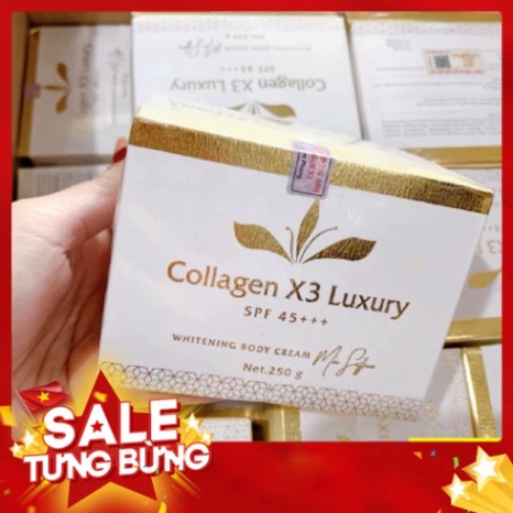 [CAM KẾT CHẤT LƯƠNG] - Kem body Collagen X3 Luxury kích trắng da chính hãng Mỹ Phẩm Đông Anh | BigBuy360 - bigbuy360.vn