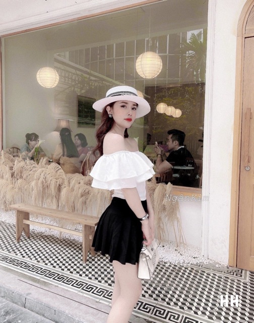 ÁO TRỄ VAI VOAN BÈO MS10588