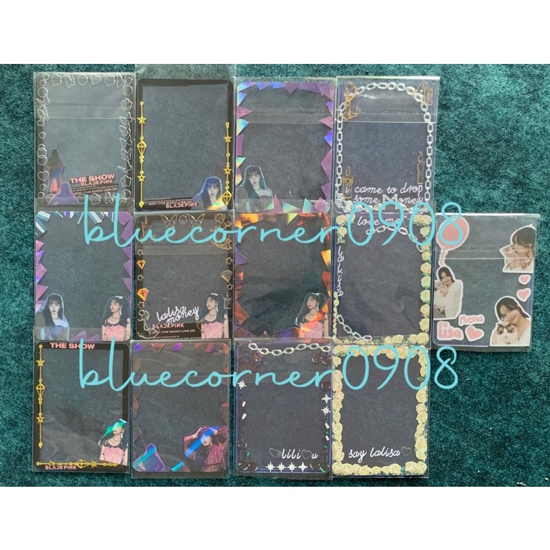 Toploaded Lisa BLACKPINK decor đựng card (kèm sleeve hologram)