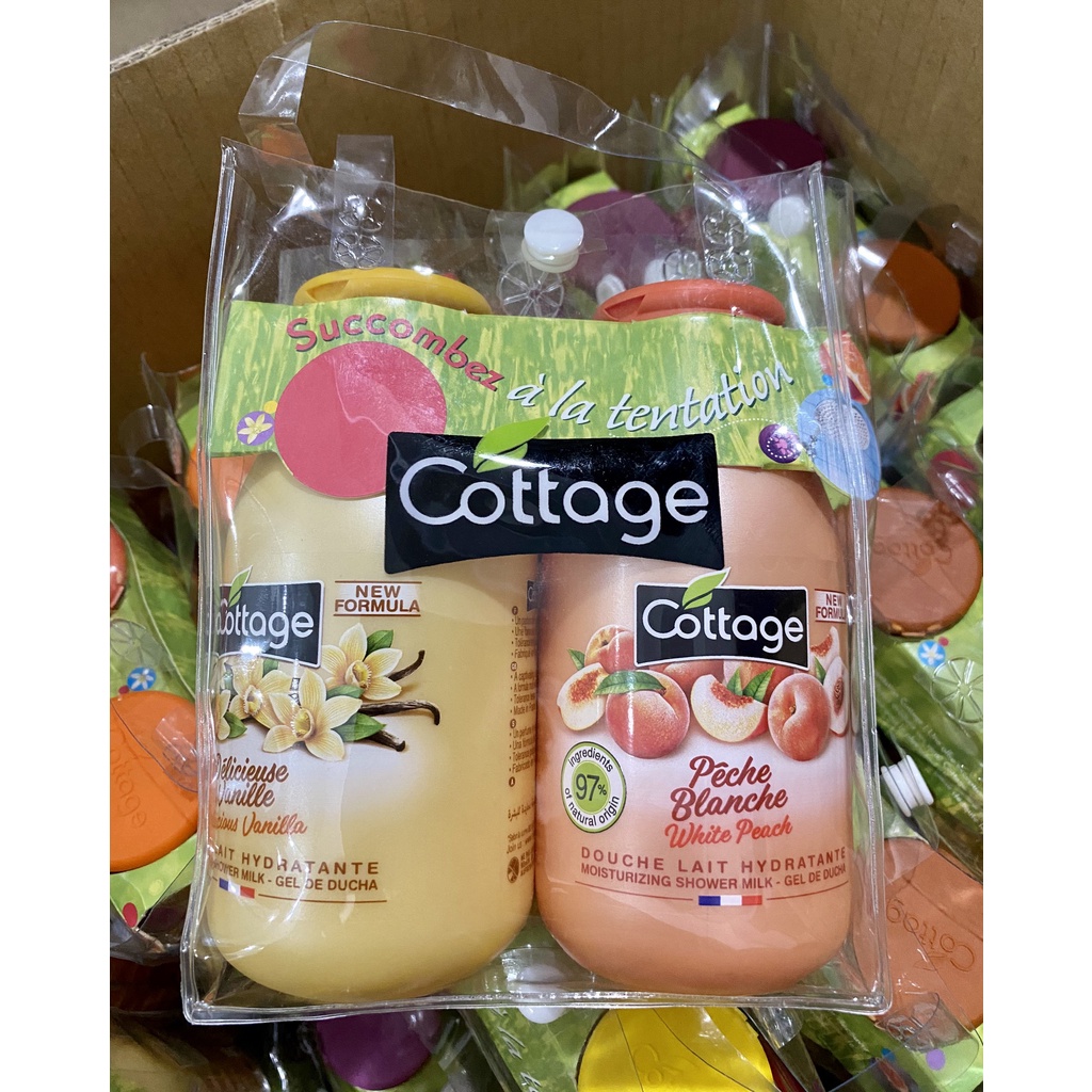 SET SỮA TẮM COTTAGE 250ML x 2