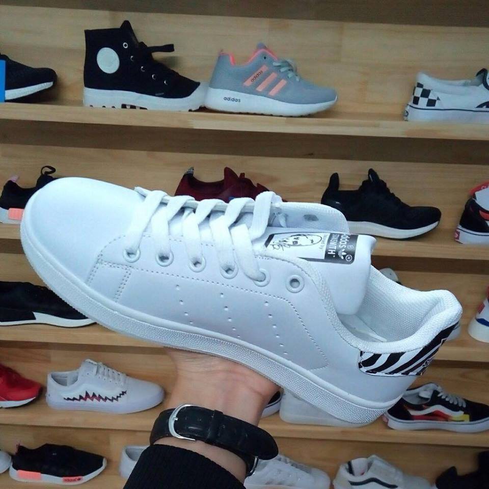 Giày THỂ THAO Stan Smith Gót Ngựa Vằn