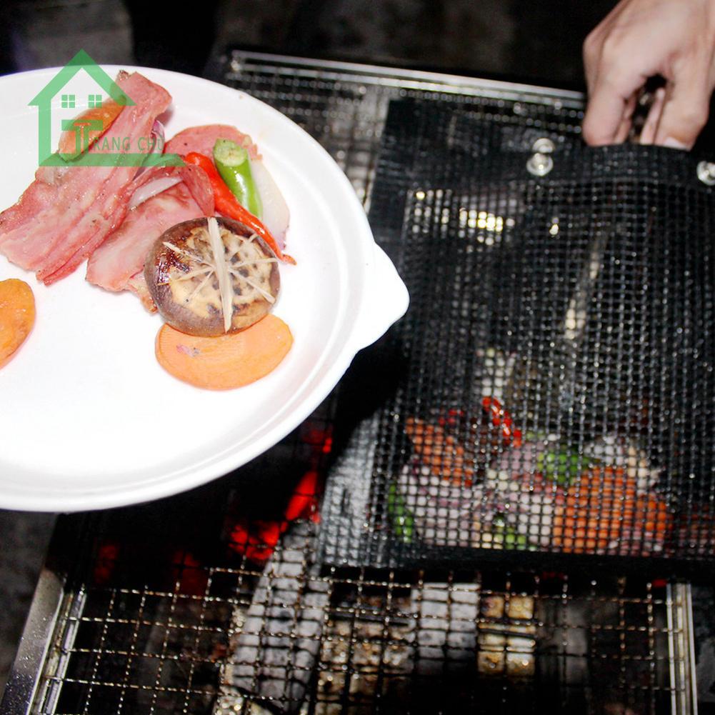 Túi Lưới Nướng Bbq Chống Dính Chịu Nhiệt Cao Tiện Dụng