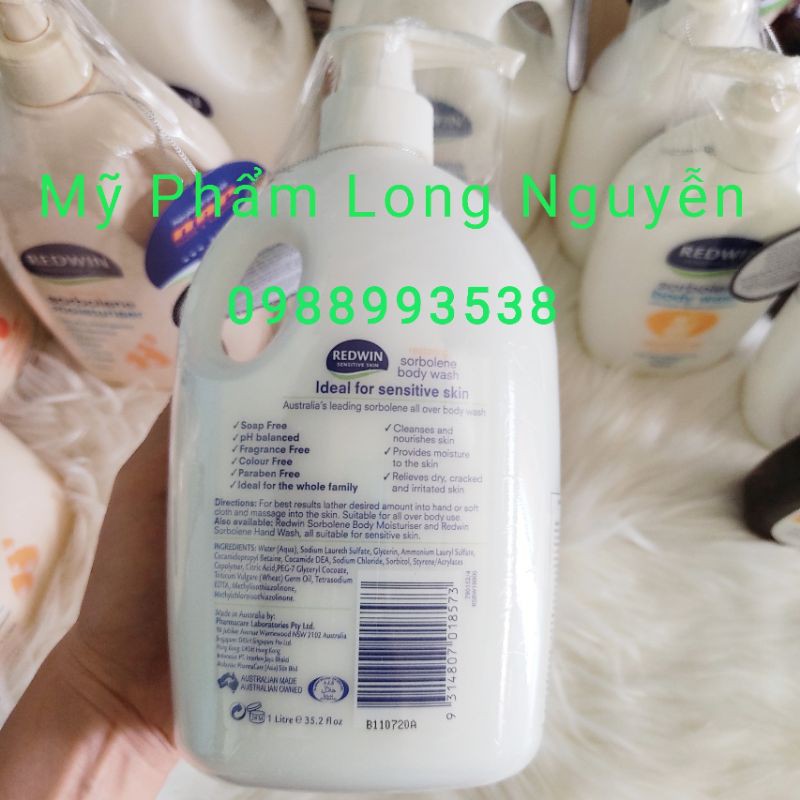 SỮA TẮM REDWIN SORBOLENE BODY WASH 1 LÍT
