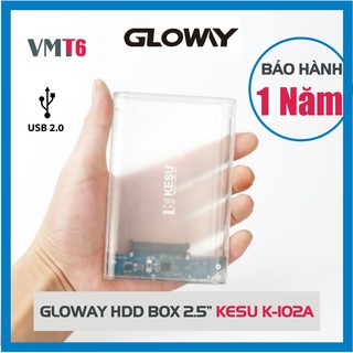 Hộp Đựng Ổ Cứng HDD BOX SATA 3 USB 2.0 Gloway - Kesu K102A - bảo hành 12 tháng
