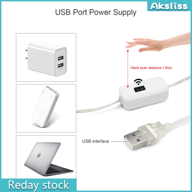 Aks Dải Đèn Led Cảm Ứng Gắn Tủ / Cầu Thang / Phòng Tắm / Nhà Bếp