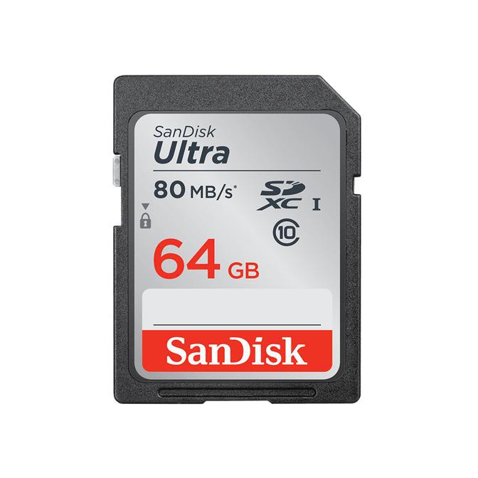 Thẻ Nhớ Sandisk Ultra Sdhc 64gb 80mbs Tốc Độ Cao | BigBuy360 - bigbuy360.vn