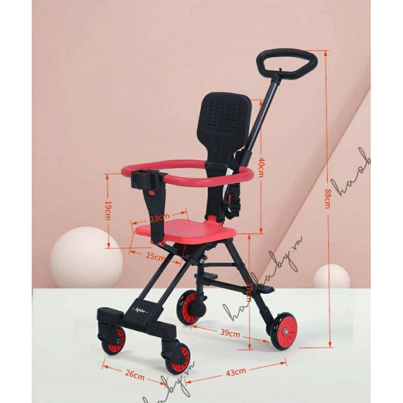 Xe đẩy du lịch vovo playkids gấp gọn, siêu nhẹ cho bé yêu.