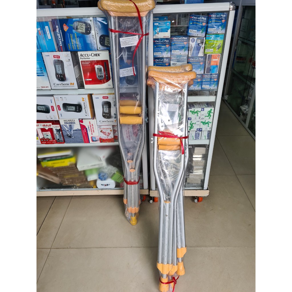 Combo 2chiec nạng nhôm trẻ em cao cấp