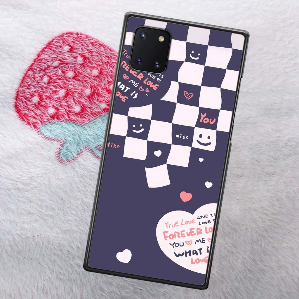 Ốp Samsung Note 10 Lite in hình trái tim, caro kẹo ngọt đầy cá tính siêu đẹp siêu chất