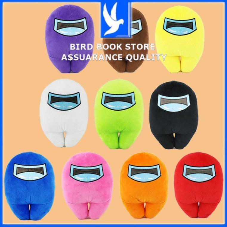 Gấu bông gối ôm Among Us 2D và 3D - Gấu bông người ngoài hành tinh Bird book