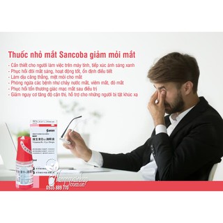 Thuốc nhỏ mắt nhật Sancoba