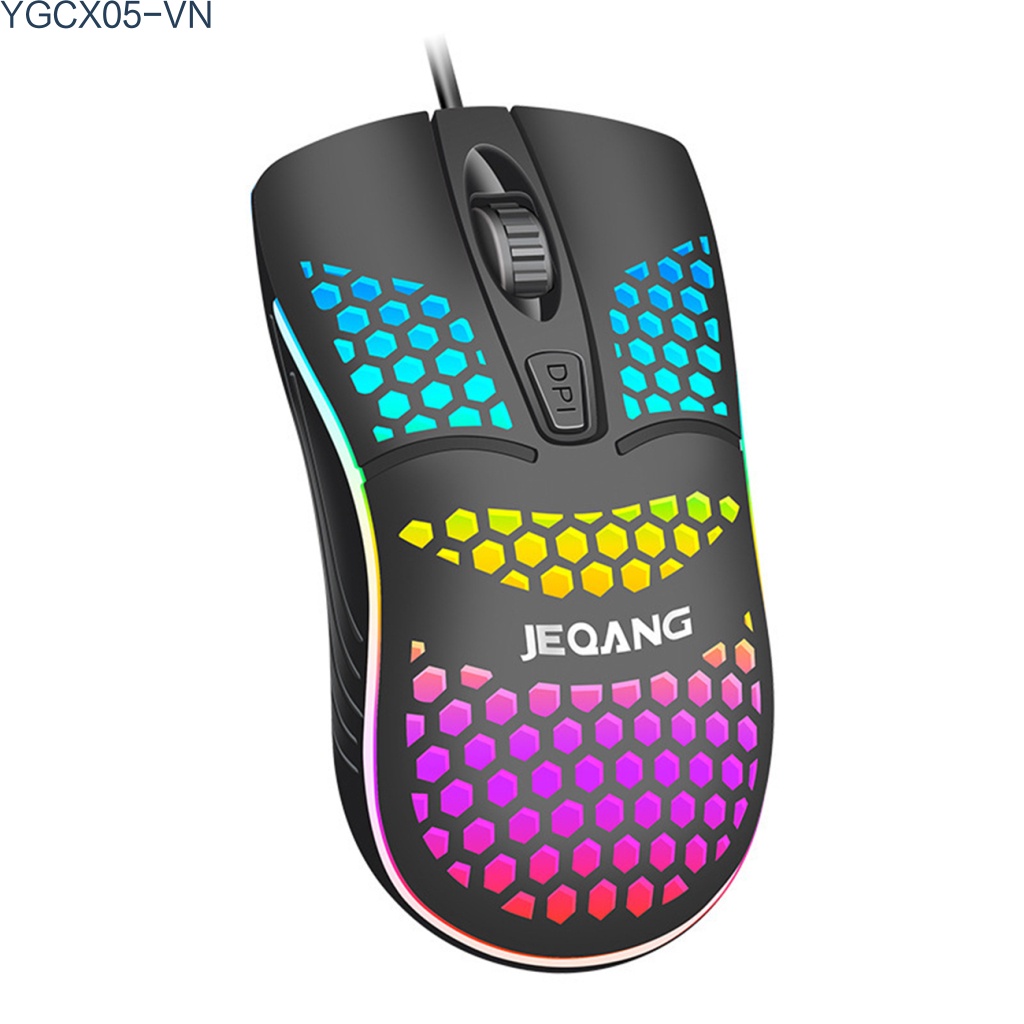 Chuột Chơi Game Jeqang G-102 Siêu Nhẹ Có Dây Và Đèn Led | BigBuy360 - bigbuy360.vn