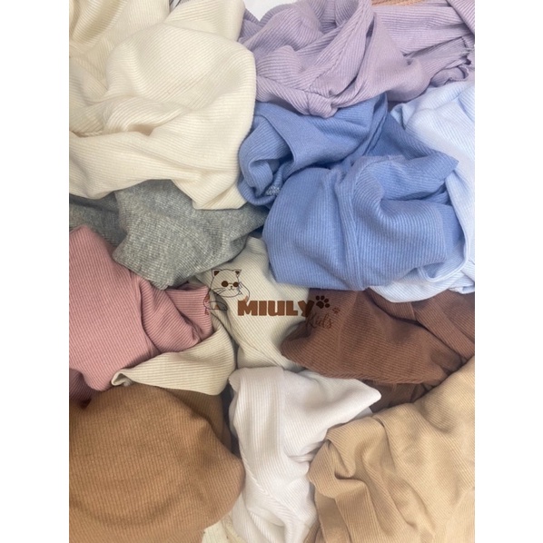 Quần legging chất cotton tăm Hàn cho bé trai bé gái