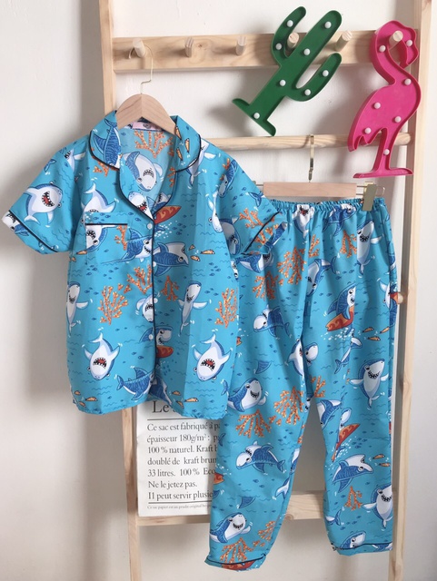𝑩𝑼𝑭𝑭𝑬𝑻 𝑺𝑻𝑶𝑹𝑬 - Bô Ngủ Pijama Kate Thái Tay Ngắn Quần Dài