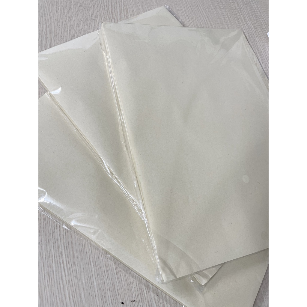 Giấy Tuyên Chỉ  viết thư pháp cắt sẵn khổ B4 25x35cm chất lượng thượng hạng