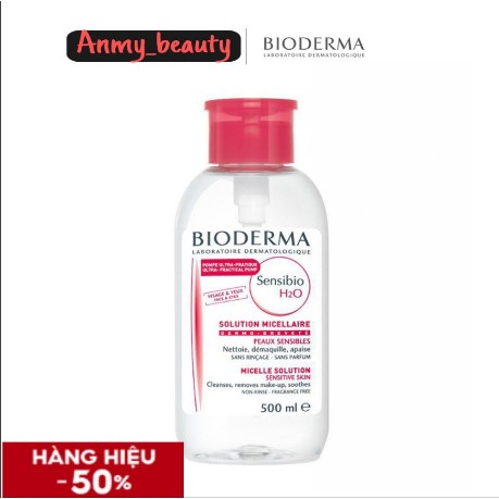 Nước Tẩy Trang Bioderma H2O Nội Địa Pháp 500ml chính hãng