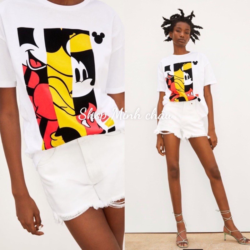 (Sẵn) Áo mickey Zarraa dư sịn