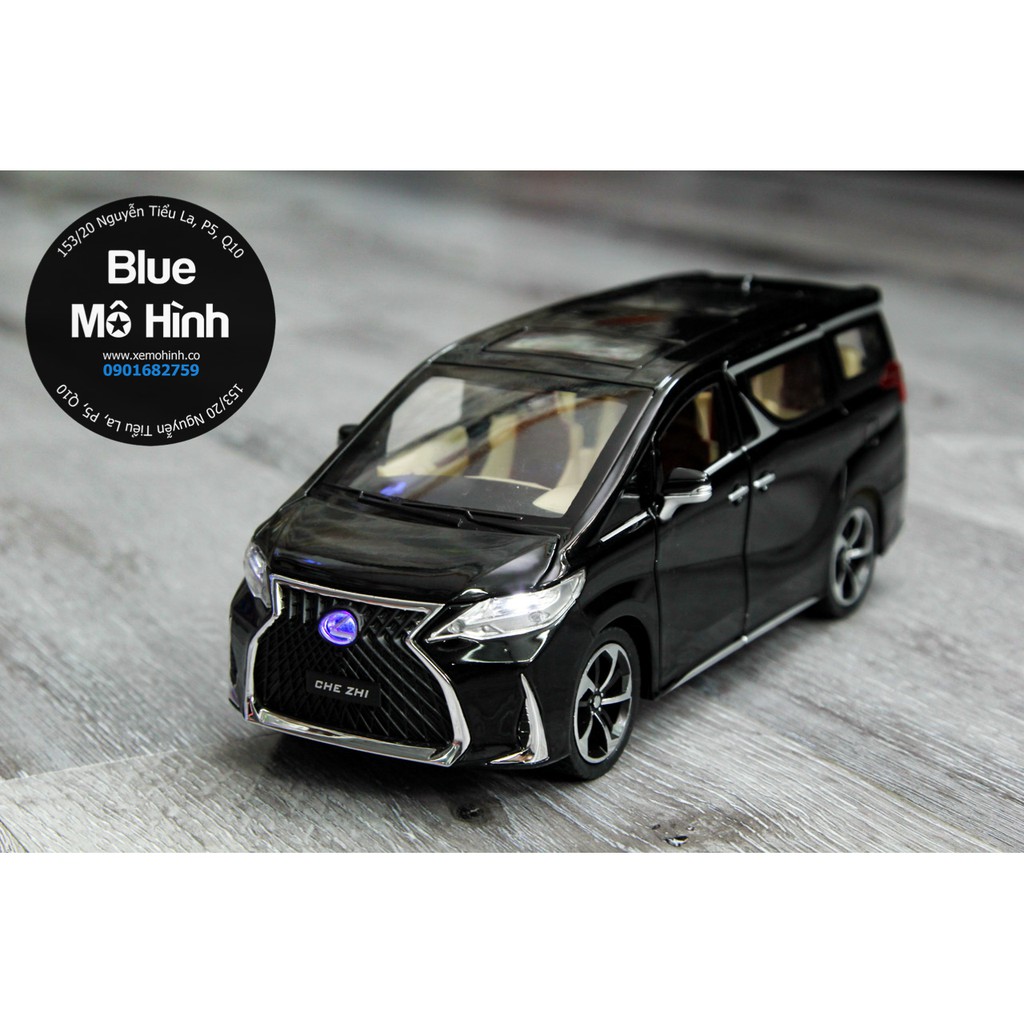 Blue mô hình | Xe mô hình Lexus LM300h SUV mở hết cửa tuyệt đẹp 1:24