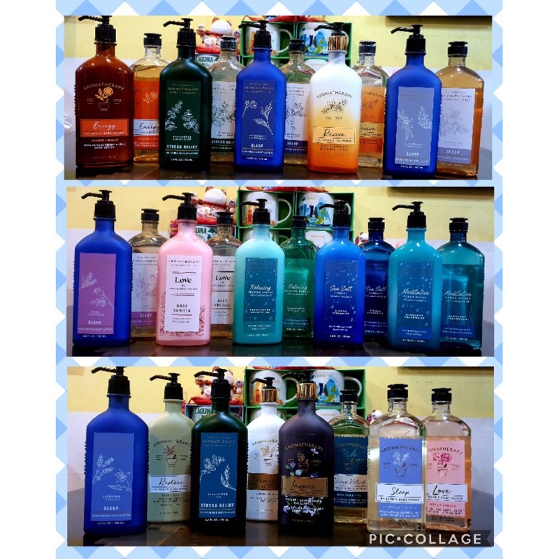 [BBW Mỹ] BODY LOTION DƯỠNG THỂ TOÀN THÂN BATH &amp; BODY WORKS AROMATHERAPY