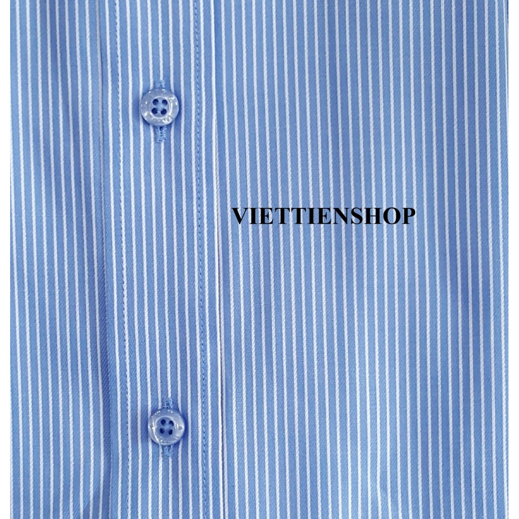 (3725 SS) ÁO SƠ MI VIỆT TIẾN NGẮN TAY KẺ SỌC | BigBuy360 - bigbuy360.vn