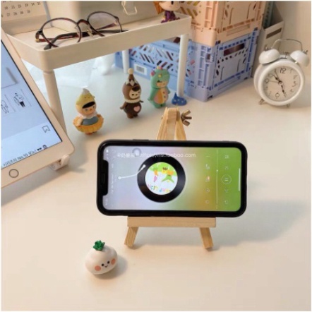 Giá đỡ ảnh ,  Kệ gỗ 3 chân để điện thoại Ipad , Gọn gàng xinh xắn phong cách Hàn Quốc