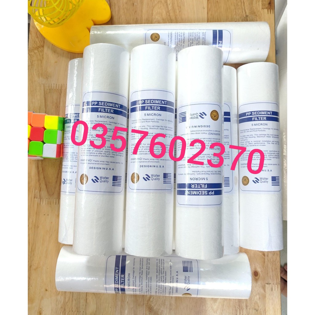 [FREESHIP 99K]_Bộ 5 lõi lọc nước số 1 PP 10inch HOMART | BigBuy360 - bigbuy360.vn