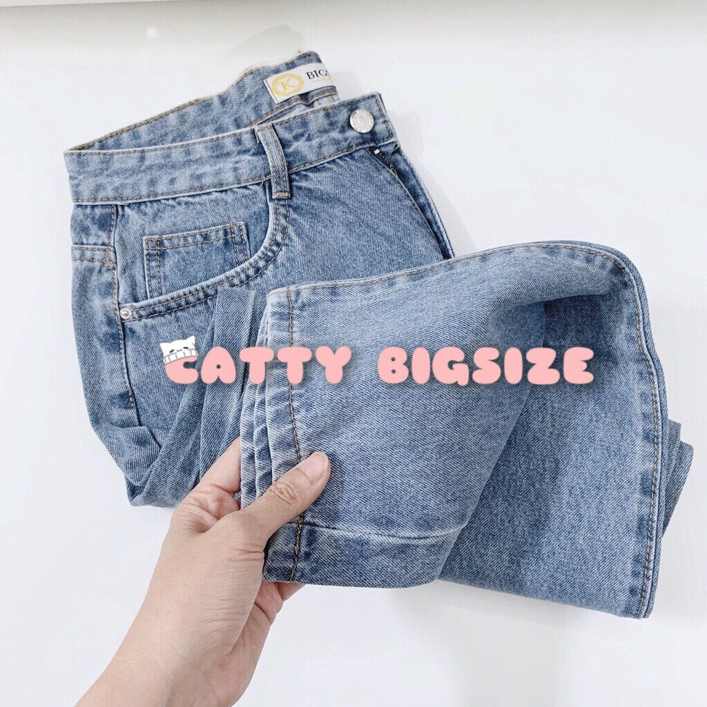 Quần Baggy Jean Bigsize , hack dáng siêu chuẩn cho chị em