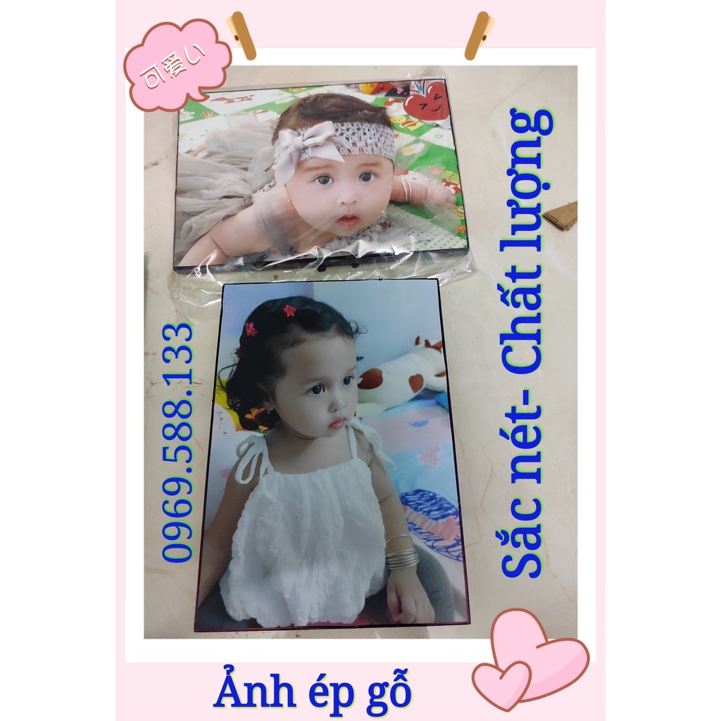 {ẢNH ÉP GỖ} kích thước 15x21cm, 20x25cm, 20x30cm rất đẹp và bền}}-