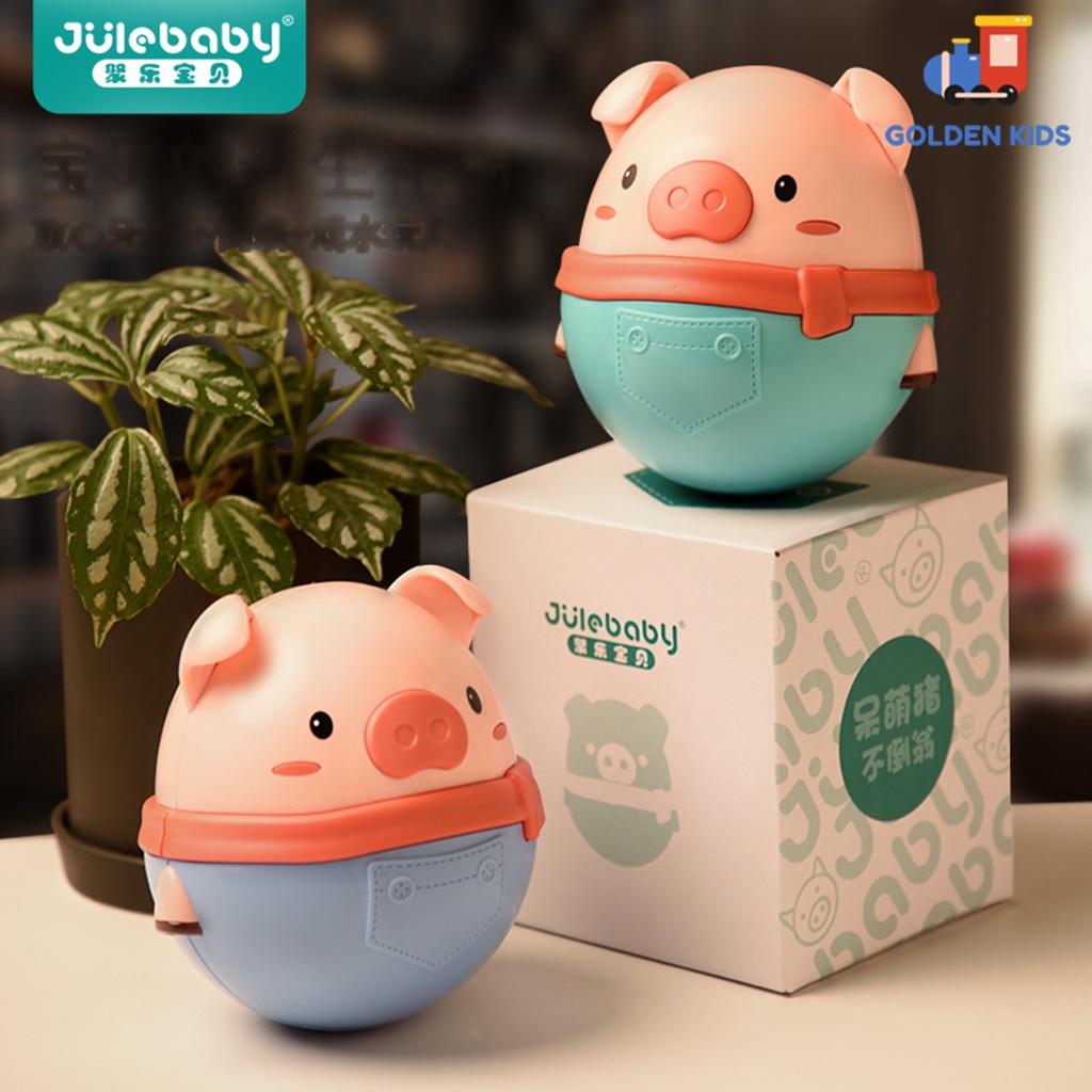 Đồ chơi lật đật hình chú heo hoạt hình dễ thương cho bé GOLDEN KIDS