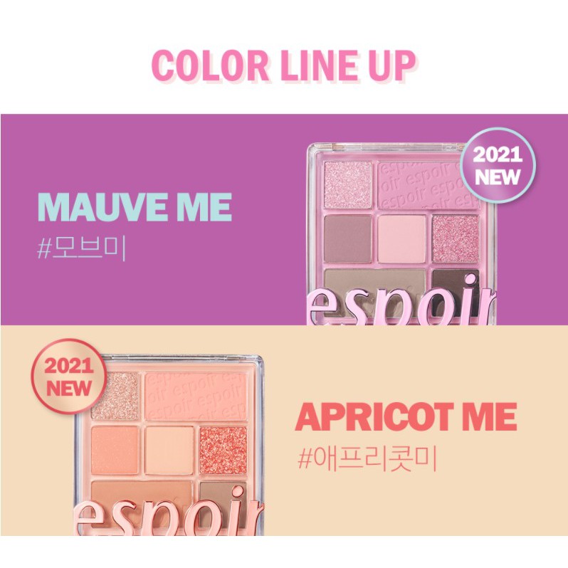 Bảng phấn mắt  ESPOIR REAL EYE PALETTE