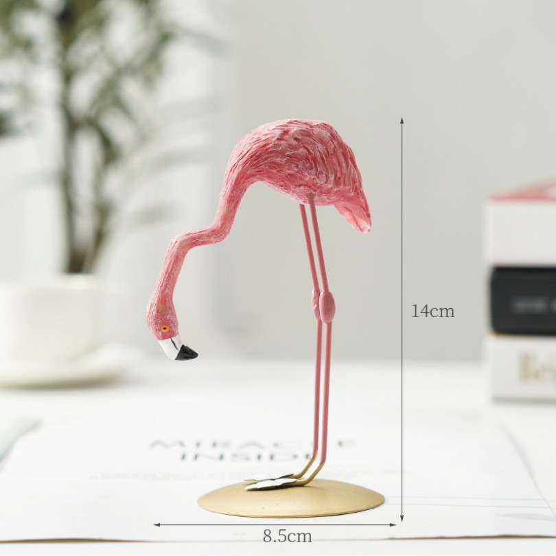 Tượng chim hồng hạc trang trí phong cách Bắc Âu