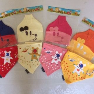 set mũ cotton kèm yếm gấu họ