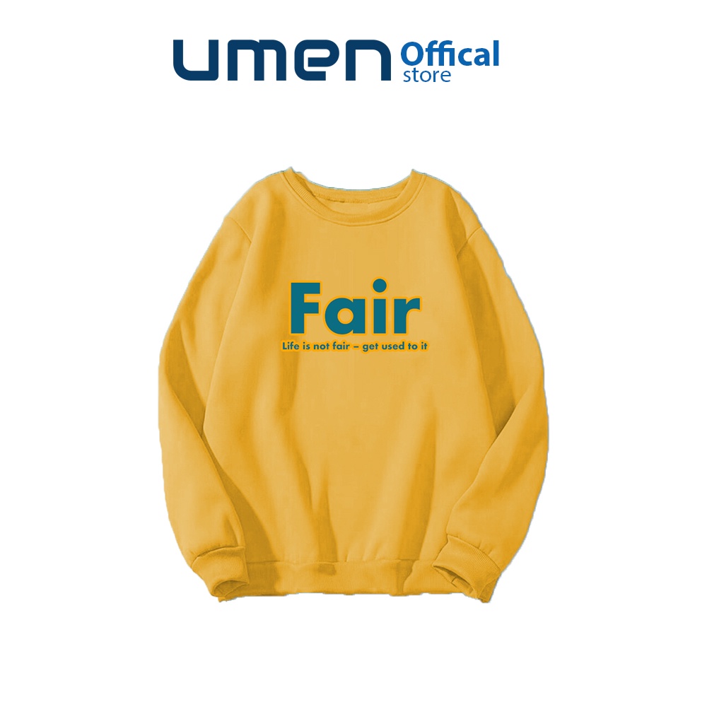 [Mã 12FASHIONSALE1 giảm 10K đơn 50K] Áo Sweater nam nữ Unisex form rộng, vải nỉ dày dặn, phong cách oversize Fair | BigBuy360 - bigbuy360.vn