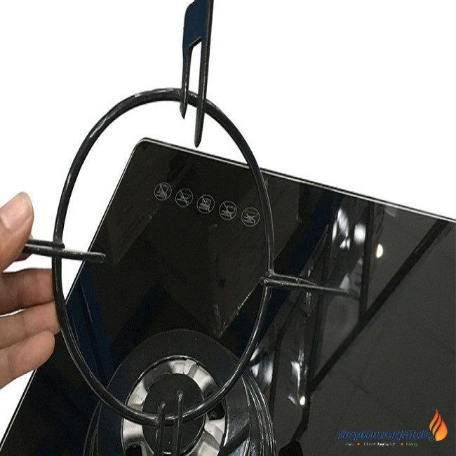 Bếp gas âm 3 lò Rinnai RVB-312BG (Đen)