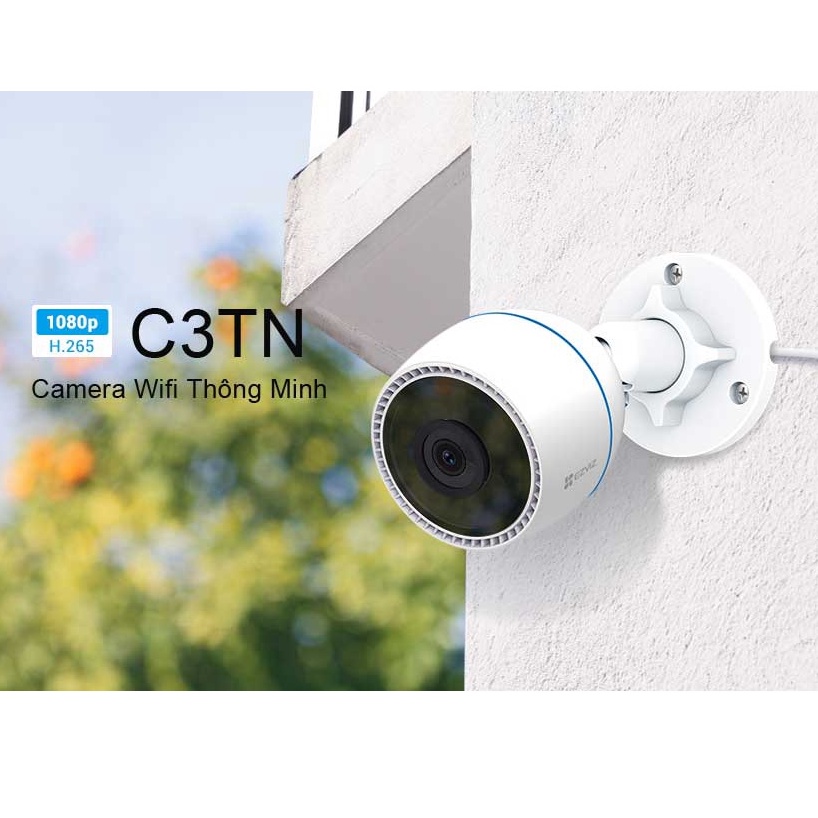 Camera ngoài trời Ezviz C3TN Full HD 1080P - Phát hiện chuyển động, ghi âm thanh, chống nước - Hàng chính hãng