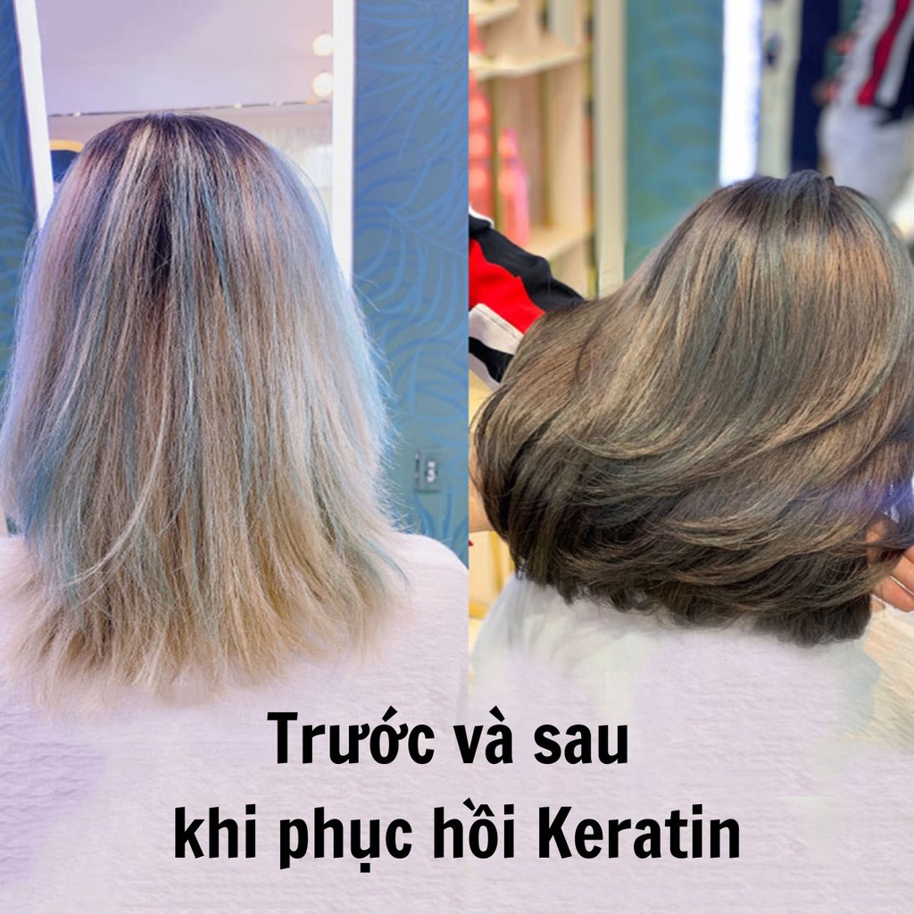 Xịt dưỡng tóc phục hồi hư tổn do uốn duỗi nhuộm nhiều, làm chắc khỏe, mềm mượt, giảm rụng tóc Kella Keratin 250ml XI02 #4