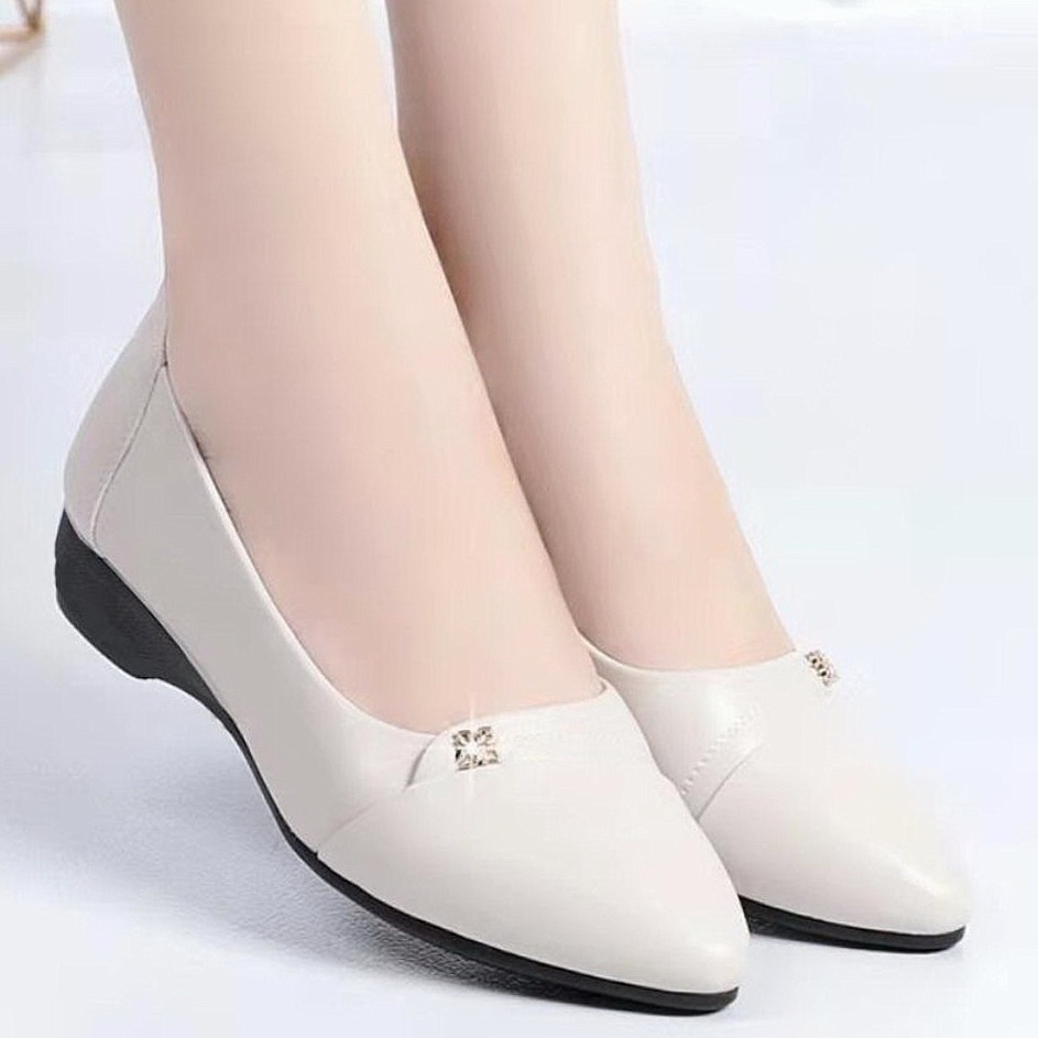 Giày búp bê đế mềm thời trang cho phụ nữ trung niên