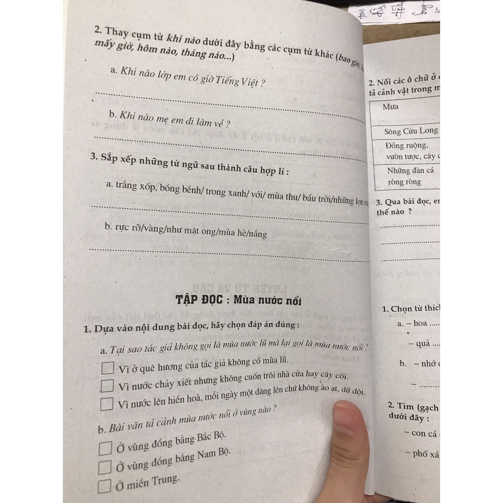 Sách - Vở bài tập Tiếng Việt nâng cao 2 tập 2