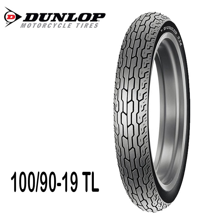 Lốp xe máy Dunlop F24 100/90-19 TL xuất xứ Indo