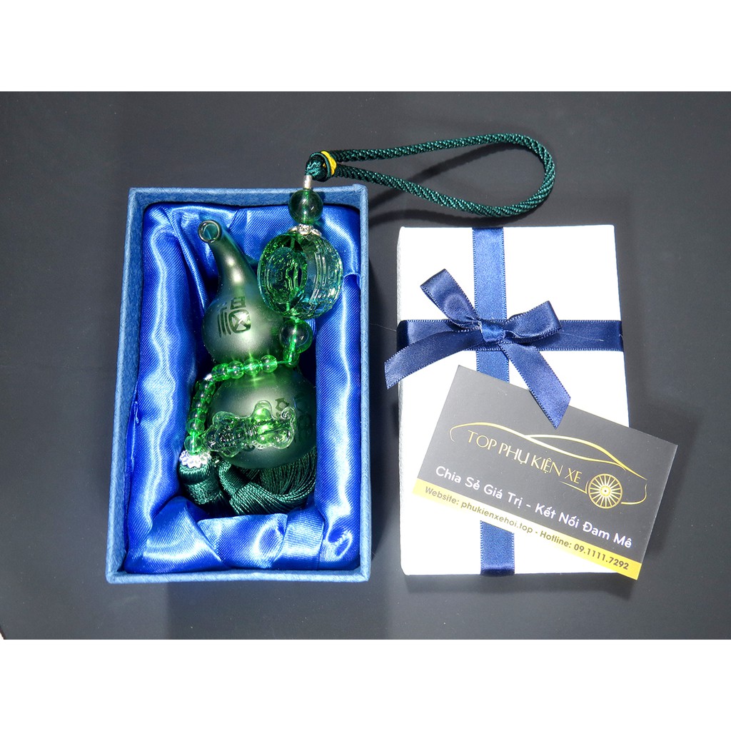 Hồ lô thủy tinh cao cấp treo xe trang trí ô tô | BigBuy360 - bigbuy360.vn