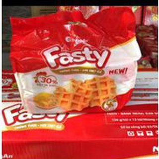 Túi 6 bánh Fasty sợi gà Tràng An gói 156g