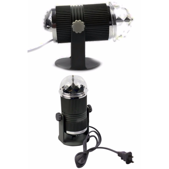 Đèn Led Xoay 7 Màu Trụ Cảm Biến Âm Thanh Chóp Theo Nhạc - Đèn Bay Sân Khấu Phòng Bar Phòng Karaoke Vũ Trường