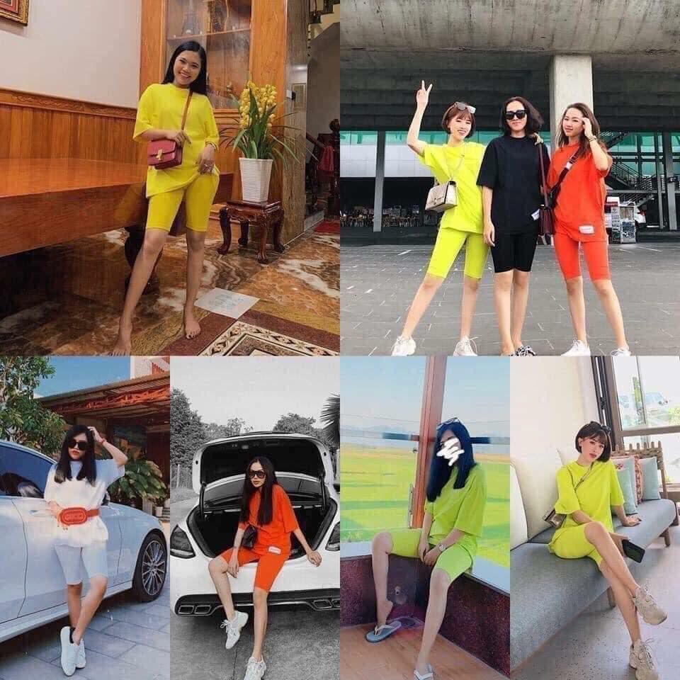 [SALE] BIGSIZE Quần ngố trên gối legging thun thái lan mạc RAINBOW - MÀU TRƠN | BigBuy360 - bigbuy360.vn