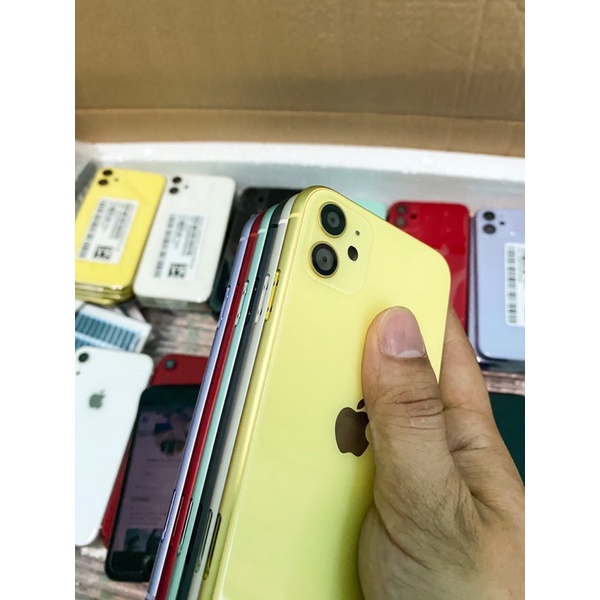Vỏ Iphone 11/ 11pro/ 11promax zin Thẩm tặng kèm phím+ khay sim