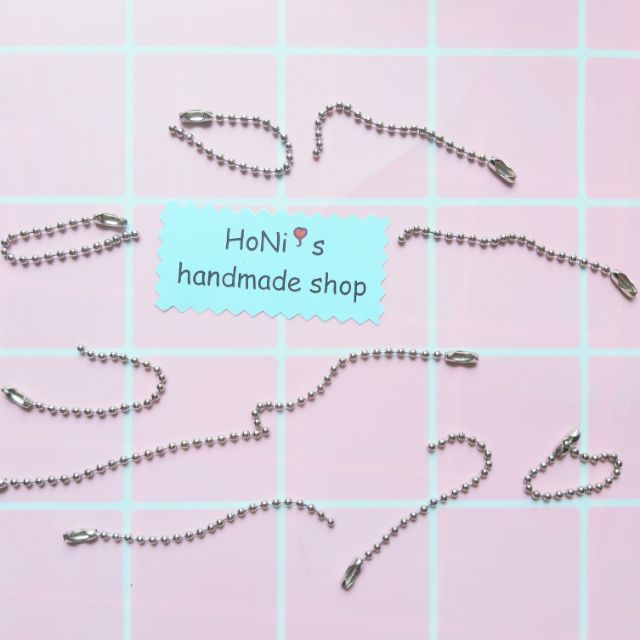 10 Dây bi gắn móc khóa,trang trí, làm flashcard