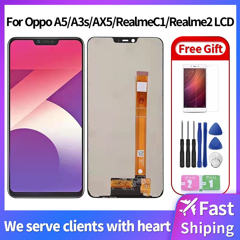 Màn Hình LCD Cảm Ứng Thay Thế Cho OPPO A5 / A3S / AX5/REALME C1/REALME 2
