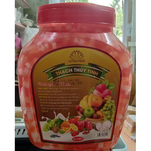 Thạch thủy tinh 500g